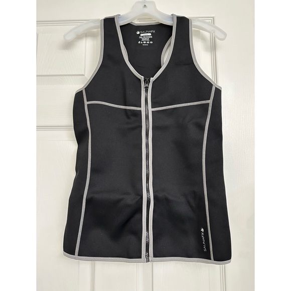 SaunaFX Women's Slimming Neoprene Sauna Vest with Microban - NWOT - Picture 1 of 3